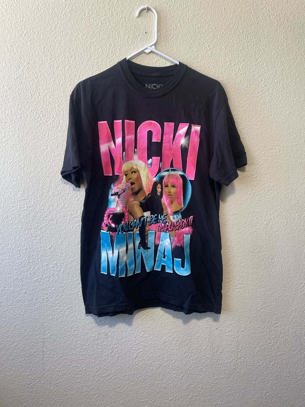 Nicki Minaj Pink Friday 2 World Tour Concert T-Shirt Black Size Medium